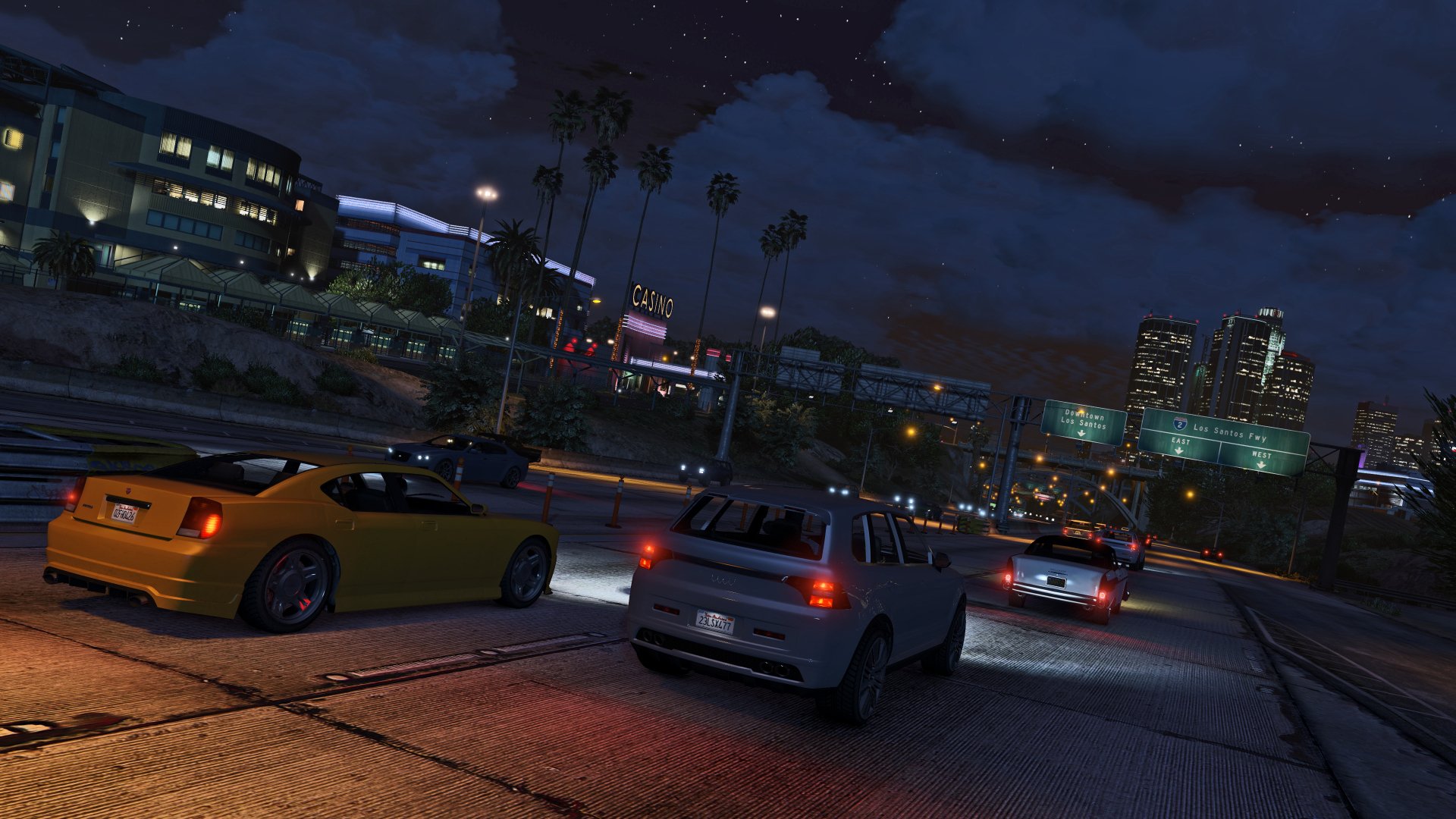 GTA V cinematic night scene